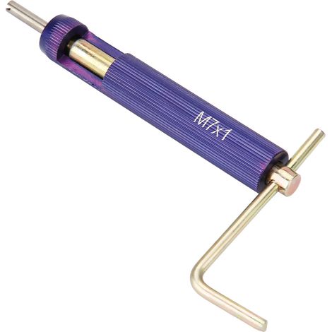 Kit de réparation filetage M7x1.0 avec inserts hélicoïdaux, outils d'installation pour filets rapportés, set complet (1/5)
