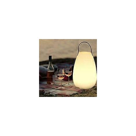 Grande lampe d'extérieur sans fil avec télécommande - Portable - LED multicolore - Rechargeable - Étanche - Sans fil - Intensité variable