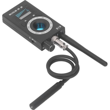 Détecteur de dispositifs cachés anti-enregistrement sans fil, bloqueur anti-vol portable, prise UE 100-240V, protection confidentialité (1/5)