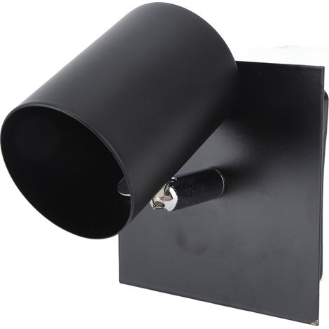 Douille GU10 noire, pied de lampe moderne en métal, plafonnier, applique murale, convertisseur pour ampoule incandescente, accessoires d'éclairage 85-265 V (1/5)