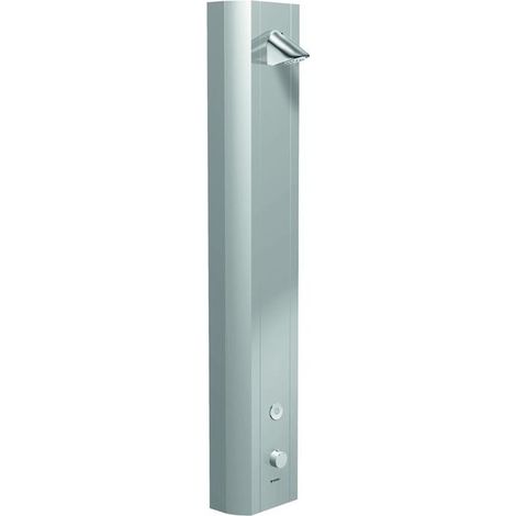 Schell Linus DP-C-T Duschpaneel Thermostat, 2x DN 15 G 1/2", CVD Duko Comfort, Aluminium eloxiertiert (1/4)