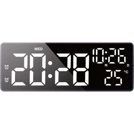 LED display digital clock with alarm, timer, date and temperature function for modern decoration (1/4)
