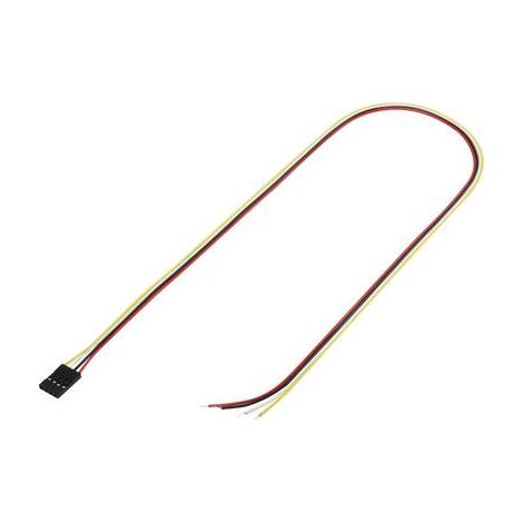 Cordon fil à carte assemblé TRU COMPONENTS 1244004 Nbr total de pôles 4 Pas: 2.54 mm 1 pc(s) (1/2)