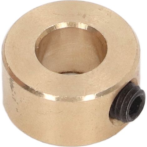 Butée de perçage en laiton 8mm, bague butée profondeur pour perceuse, limiteur de forage, accessoire menuiserie, positionneur anneau, 0.31in (1/5)