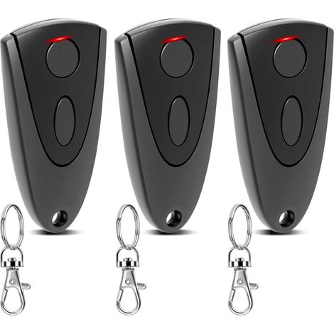 Set mit 3 Novoferm Handsendern für Garagentore – 433,92 MHz – 2-Kanal-Fernbedienung – Für Novotron 502/504/512/514 (1/5)