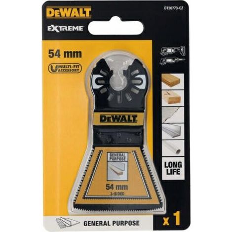 Cuchilla de corte bimetálica de 3 lados DeWalt DT20773-QZ 54 mm