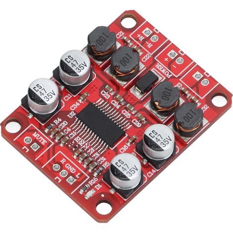 TPA3110 2x15W Zweikanal-Stereo-Verstärkermodul, HiFi-Digitalplatine für PC, Lautsprecher und DIY-Audio. (1/5)