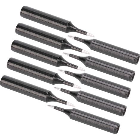 10 Pièces Pointes de Soudure pour Fer à Souder 900MT1C, Type à Chauffage Interne, Noir (1/5)