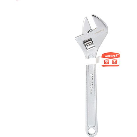 Clé à Molette 250mm Réglage Précis Et Prise Robuste - Workpro (1/2)