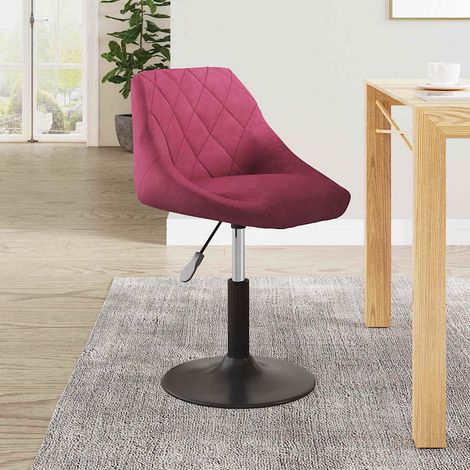 vidaXL Chaise de salle à manger Rouge bordeaux Velours (1/5)