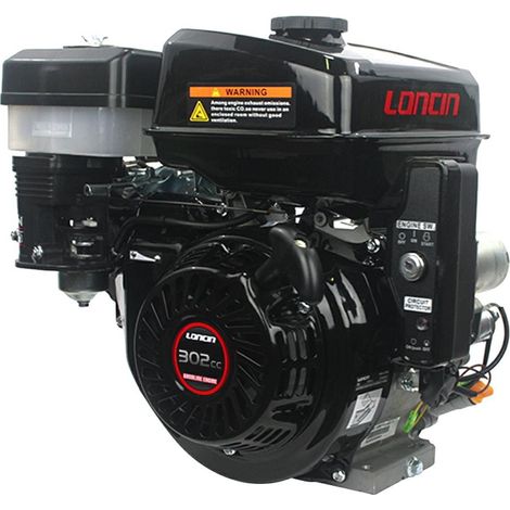 10 HP LONCIN G300 FDL Avviamento elettrico Motore Benzina Albero Conico 23 mm