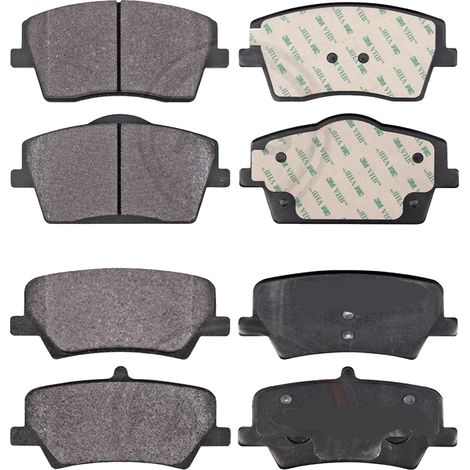 KIT PASTIGLIE FRENO ANTERIORI E POSTERIORI compatibile con SUBARU IMPREZA 2 VOLUMI/CODA SPIOVENTE (GP) / PASTIGLIE FRENANTI AUTO OEM P 78 015  P 78 013,P 78 020 / SOSTITUZIONE DIRETTA / BASSA POLVERE 