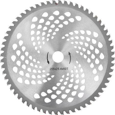 Brush cutter saw blade, 60-tooth high-speed steel cutting disc, lawnmower tool (1/5)