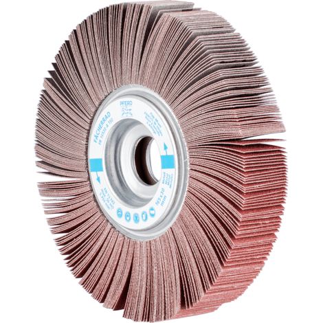 PFERD TOOLS Lamellenschleifrad FR Ø 165x30mm Bohrung Ø 25,4 mm A150 für universelle Anwendung 2 Stk