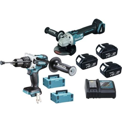 Set elettroutensili 18v makita dlx2157tj1 (1/3)