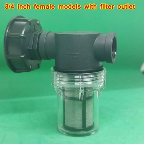 Robinet Raccord Cuve - S60x6 - Fil Intérieur 3/4 Pouces - Pour Collecte Eau Pluie - Adaptateur IBC - 1 Pièce (1/5)