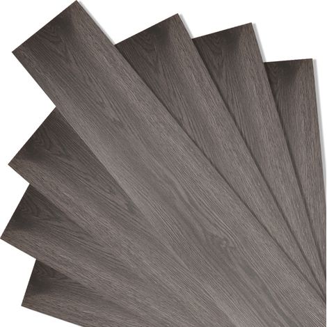 SWANEW env.10m² Sol vinyle Chêne Night Oak Adhésif Vinyle Stratifié (1/5)