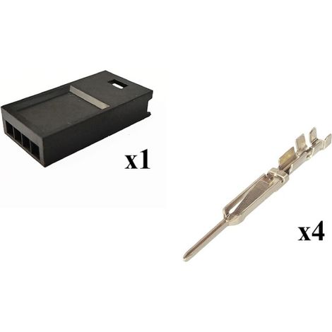 Kit Connecteur Modu 2 Mâle 4 Voies