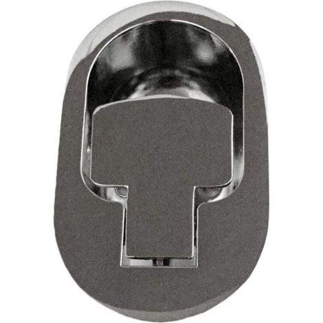 Poignée de déverrouillage en aluminium pour fauteuil inclinable - Levier de pression - Poignée de bote métallique - Pièces de rechange pour canapé, chaise, meubles, quincaillerie, chromé (1/4)