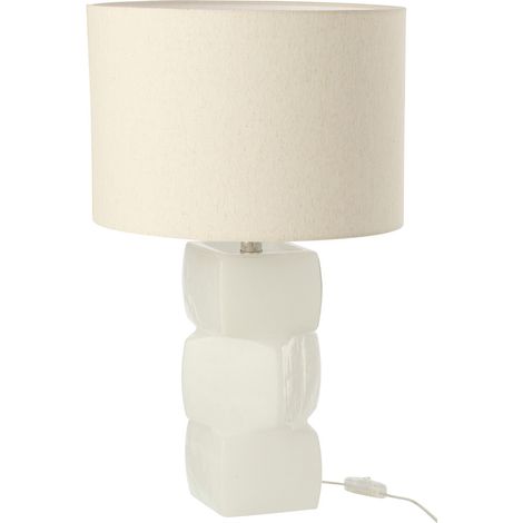 Lampe à Poser Design "3 Cubes" 62cm Blanc (1/3)