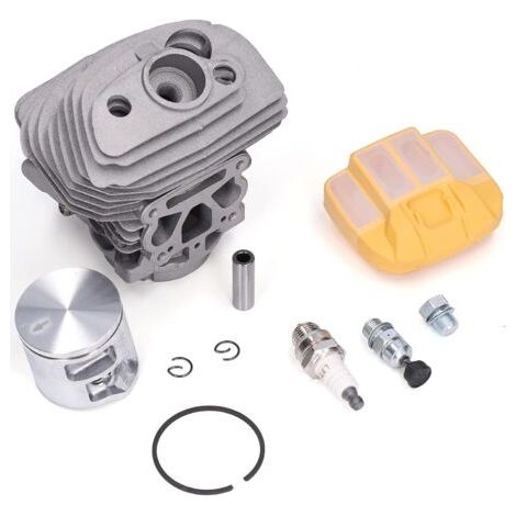 Kit piston-cylindre 46 mm, couvercle de filtre à air, soupape de décharge, pour tronçonneuse Husqvarna 555 560 562 XP (1/4)