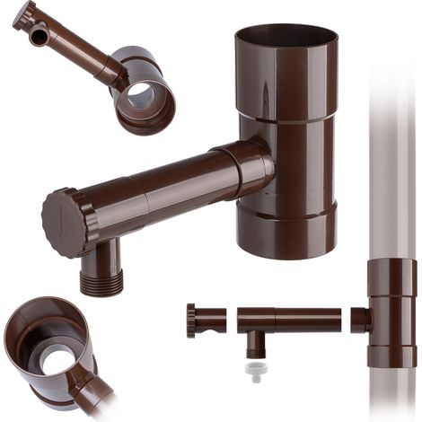 Sensore acqua piovana, sensore acqua piovana con valvola per grondaia, 80 mm