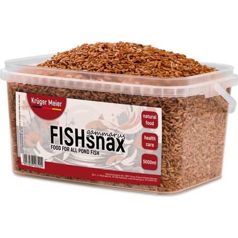 Kruger Meier FISHsnax Gammarus 5000ml - alimento para peces (1/5)