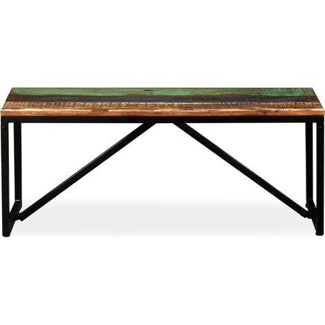 Maison Exclusive - Sitzbank Massivholz 110x35x45 cm