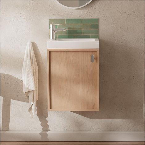 FRAME Waschbeckenunterschrank aus Eiche