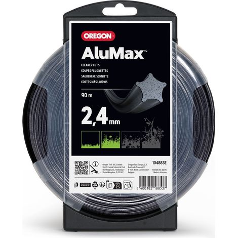 Oregon AluMax Star Freischneidefaden 2,4 mm Durchmesser, 90 m Länge
