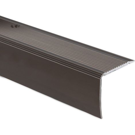 Seuil d'escalier Integral, Forme: L 35 x 30 mm Longueur: 100 cm, Auto-adhésif, Bronze
