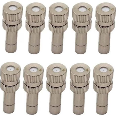 Buse d'arrosage réglable en cuivre, tête pour brouillard d'eau, Mini brumisation, accessoires de serre 20 pièces 0.3mm(0.0118in) 10 Pièces 0.6mm(0.0236in) (1/5)