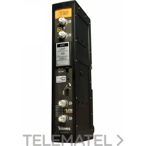 Amplificador multicanal T12 TDT canal 31-31 470-862 MHz G50 dB