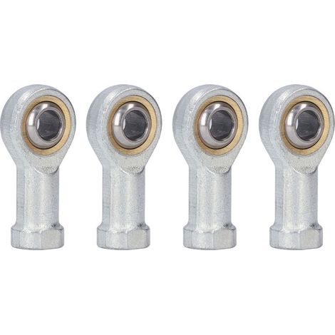4 Pièces SI10T/K Douilles à Billes Filetées Femelles Métriques à Droite, Joints Sphériques (1/5)