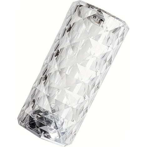 Lampe en cristal fleur rose ABS LED tactile avec télécommande, lampe chevet chambre cadeau anniversaire (1/4)