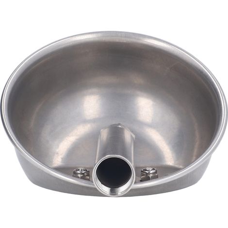 Bol en acier inoxydable 13CM pour abreuvoir porcin automatique, système d'abreuvement épais pour équipement agricole. (1/5)