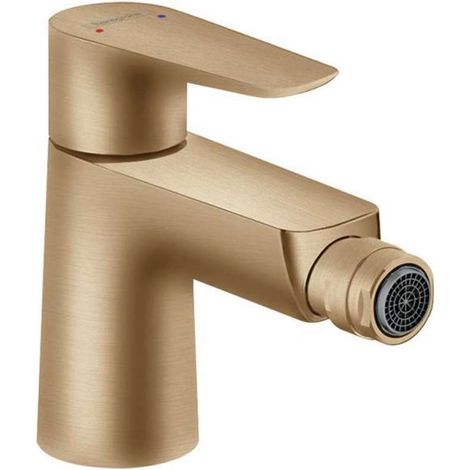 Hansgrohe Talis E - Bidetarmatur mit Ablaufgarnitur, Bronze gebürstet 71720140 (1/3)