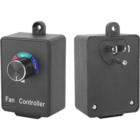 Régulateur de vitesse électronique progressif pour ventilateur de gaine, variateur de vitesse, prise américaine 120 V (1/5)