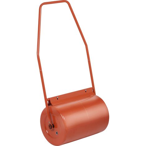 Rullo Compressore per Prato 44Kg in Acciaio Ø30x44cm Agrati Rosso (1/2)