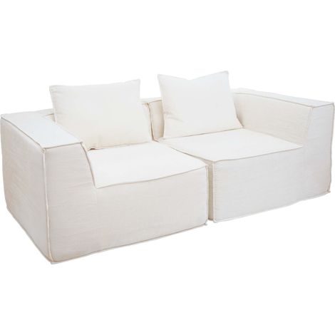 Canapé 2 places/accessoires pour canapé HWC-O54 canapé 2 places Canapé lounge modulaire Tissu/textile (300 g/m2) 63 x (1/5)