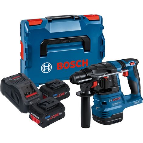 Bosch GBH 18V-22 Professional Marteau perforateur sans fil 18 V 1,9 J SDS Plus Brushless + 2x batterie ProCORE 5,5 Ah + chargeur + L-Boxx (1/5)