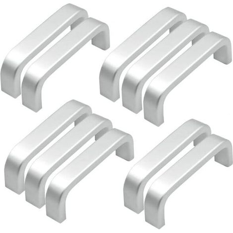 (64 MM), juego de 10 mini tiradores de aluminio para puertas de armarios de cocina y cajones de muebles de dormitorio. (1/5)