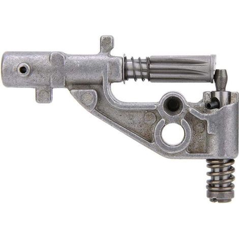 BUNTHAUS Huiler de Pompe à Huile pour tronçonneuse Poignée Ergonomique adaptée aux pièces de tronçonneuse Husqvarna 340 345 350 351 353 346 Argent