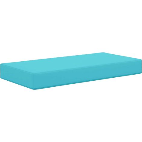 Almohada para el asiento Tuquesa 80 x 40 x 8 cm 100% Poliéster vidaXL