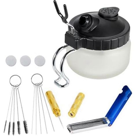 Kit de nettoyage multifonctionnel avec ensemble d'outils de nettoyage de carburateur, outils de réparation pour enlever la peinture et la saleté des buses (1/5)