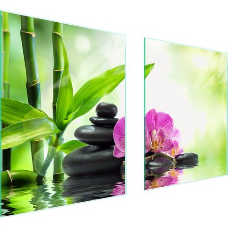 PIASTRA PROTETTIVA IN VETRO PER STUFA 85x52 ORCHIDEA (1/5)