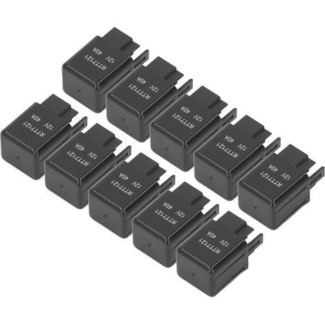 Geeignet für RTT7121 4-polige 12V 40A Kfz-Relais, 10 Stück pro Packung, kompatibel mit verschiedenen Toyota-Modellen.