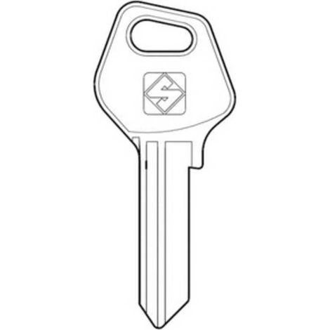 10 x SILCA FM6 CHIAVE PROFILO OTTONE