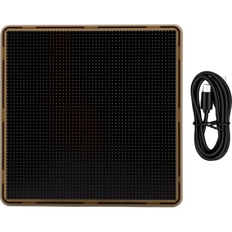 Pannello portafusibili LED a 78x78 pin, resistente alle alte temperature, controllabile tramite applicazione, pannello perforato intelligente. (1/5)