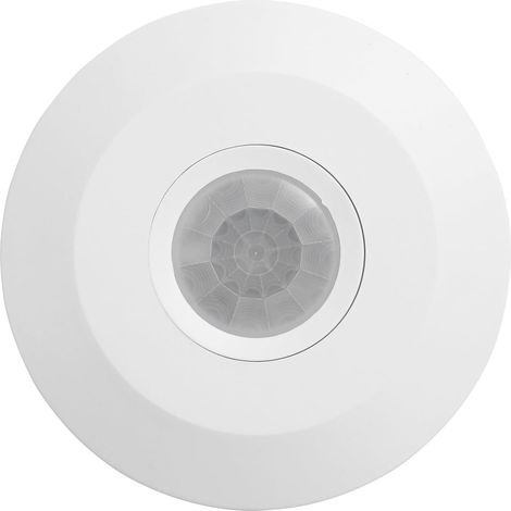 Lntyq 1 pièce Interrupteur de lumière à capteur de Mouvement PIR,AC 220-240V 2000W,capteur de Mouvement à Montage au Plafond,capteur PIR,Profil Fin,Blanc (1/5)